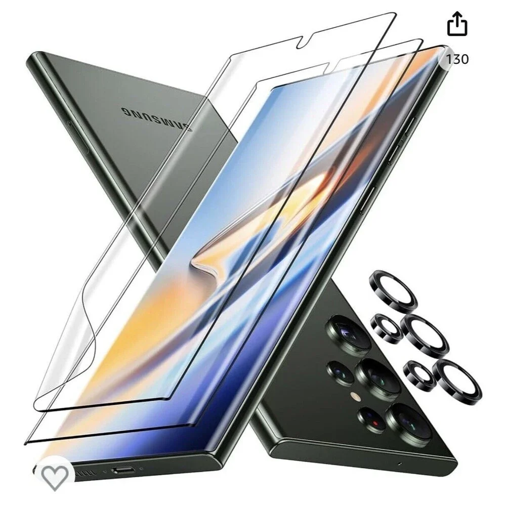 Torras [2+1 Pack] for Samsung Galaxy S23 Ultra‎ Screen Protector NEW Sealed S/2